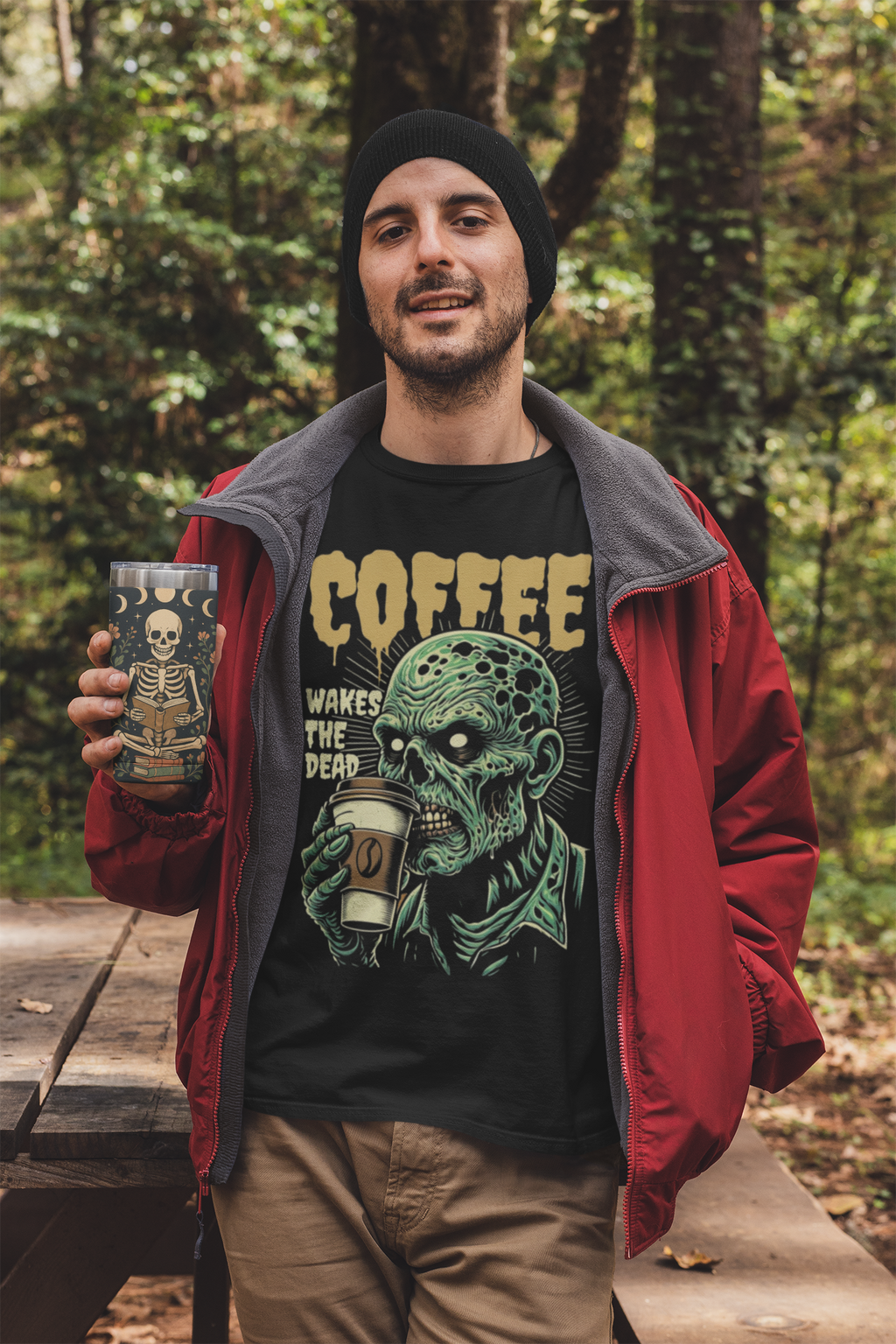 Coffee Wakes the Dead - Brewed with a Venomous Kick