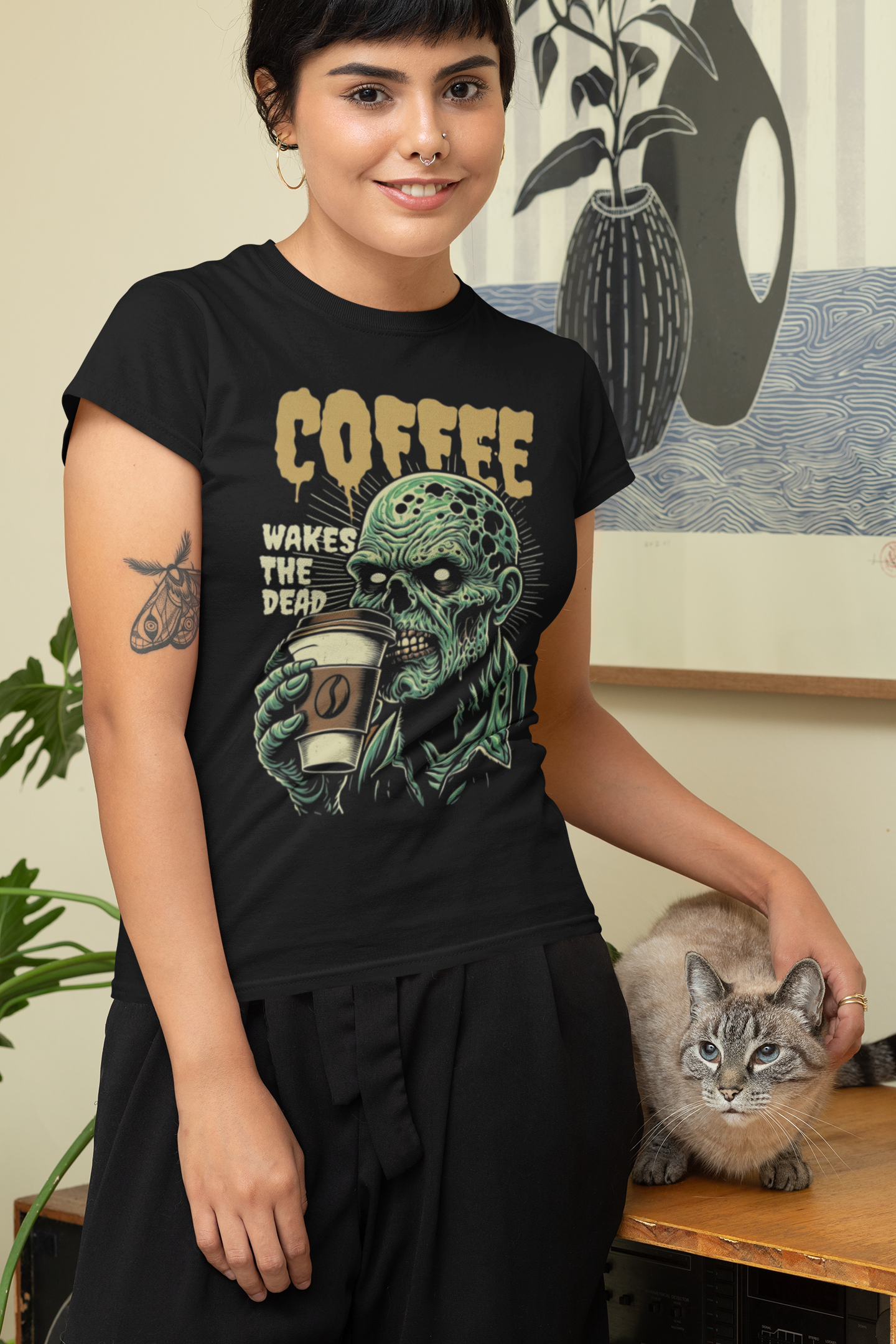 Coffee Wakes the Dead - Brewed with a Venomous Kick